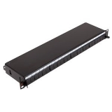 LANmark -  1HU Modular for 24 Copper  snap-in Sliding Patchpanel