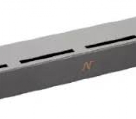 1HU Horizontal Patch Guide, Black, APAC, Aginode - Nexans 