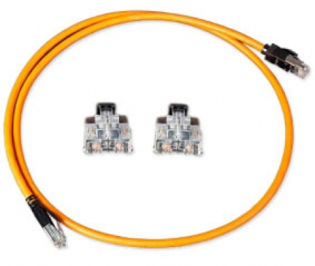 LANmark-7A Conversion Cord Cat 7A GG45 4P/RJ45 4P LSZH-FR SCR 1 M ORANGE, Aginode - Nexans 