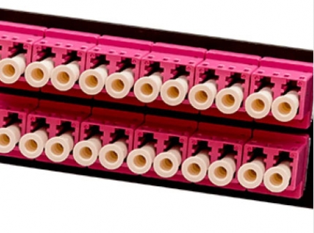 LANmark-OF Adaptor Plate 24 LC Multimode Violet 