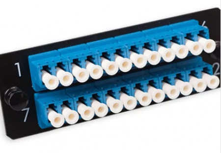 LANmark-OF Adaptor Plate 24 LC Singlemode Blue