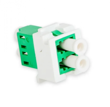 LANmark-OF Duplex LC Snap-In Adaptor Singlemode APC, Aginode - Nexans 