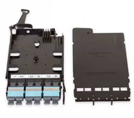 LANmark-OF ENSPACE Adaptor Module 4x MTP Multimode Key Up Key Up Grey