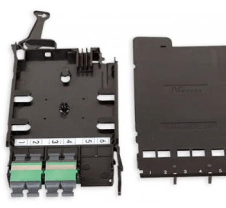 LANmark-OF ENSPACE Adaptor Module 4x MTP Singlemode Key Up Key Down Green