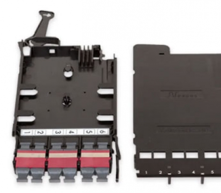LANmark-OF ENSPACE Adaptor Module 6x MTP Multimode Key Up Key Down Violet