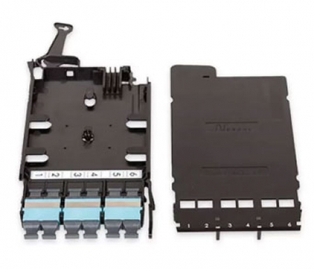 LANmark-OF ENSPACE Adaptor Module 6x MTP Multimode Key Up Key Up Grey