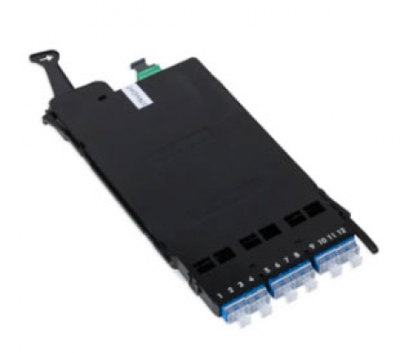 LANmark-OF ENSPACE MTP-Module Straight 12 LC Singlemode Blue Shutters Integrated