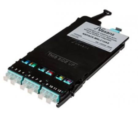 LANmark-OF ENSPACE MTP-Module Universal 12 LC Singlemode Blue Shutters Integrated