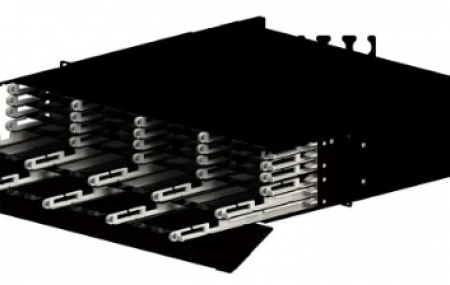 LANmark-OF ENSPACE UHD Patch Panel 2U 24x Modules Black