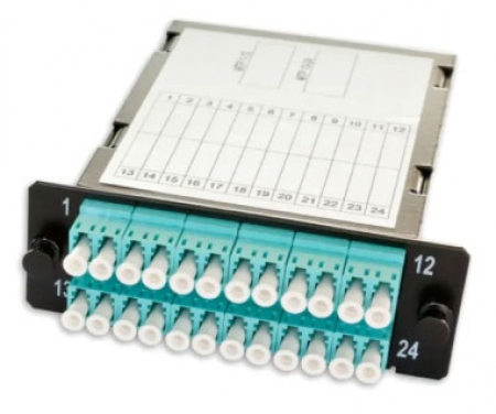LANmark-OF Plug&Play Ultra Low Loss Module Female Straight 24 LC OM4 Aqua