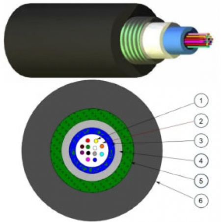 LANmark-OF UC LSZH 8core OM5 Black, Aginode - Nexans 