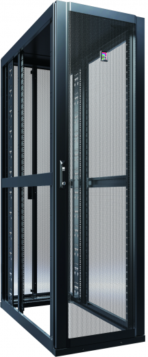 Rack 47U, 600W x 2200H x 1200D, 2 doors, 75% vented rate